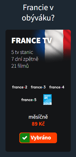Lepší TV - francouzský balíček