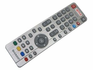 SHW-RMC-0116 Dálkový ovladač Sharp Aquos originální NETFLIX YOUTUBE NET+
