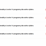 Nej TV nákup kreditů