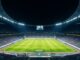 Evropská liga zdarma online, noční fotbalový stadion pod reflektory