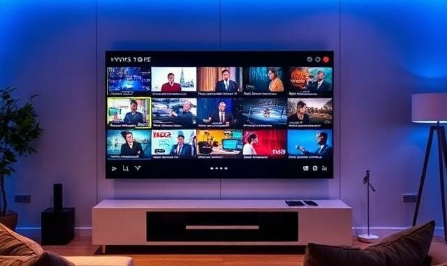Zpravodajství na Oneplay na obrazovce televize