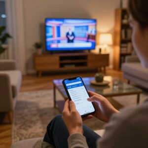 Placení televizního poplatku přes mobilní bankovnictví