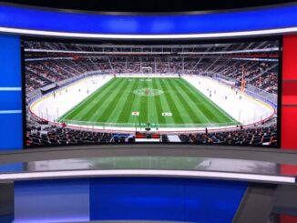 Televizní studio sportovního zpravodajství
