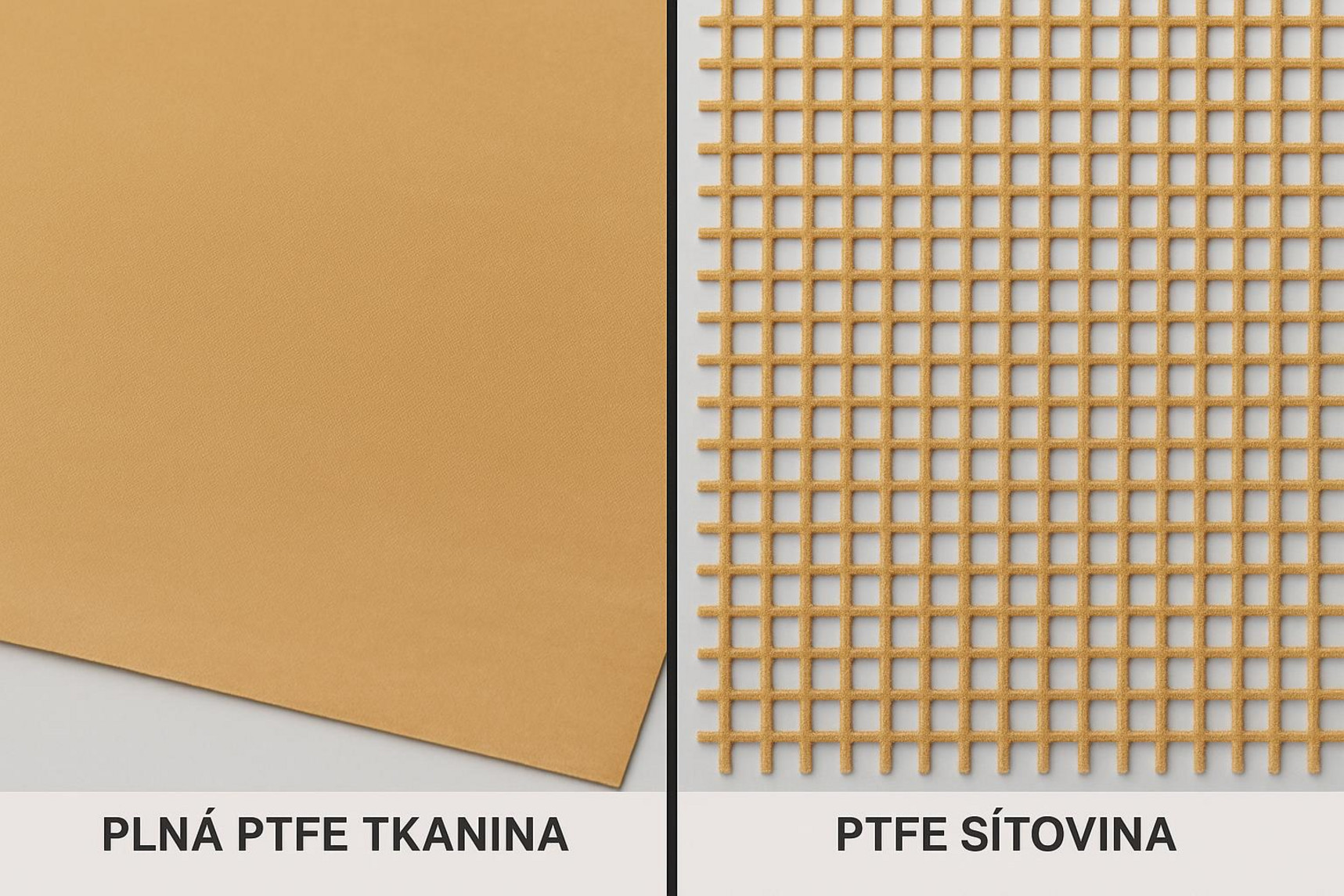 Skelné tkaniny s PTFE povlakem